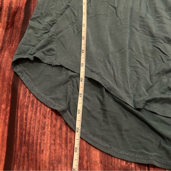 Women’s Zenana V-Neck Turquoise Long Sleeve Shirt Size XL - Picture 4 of 5